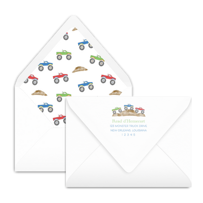 Monster Truck Invitation