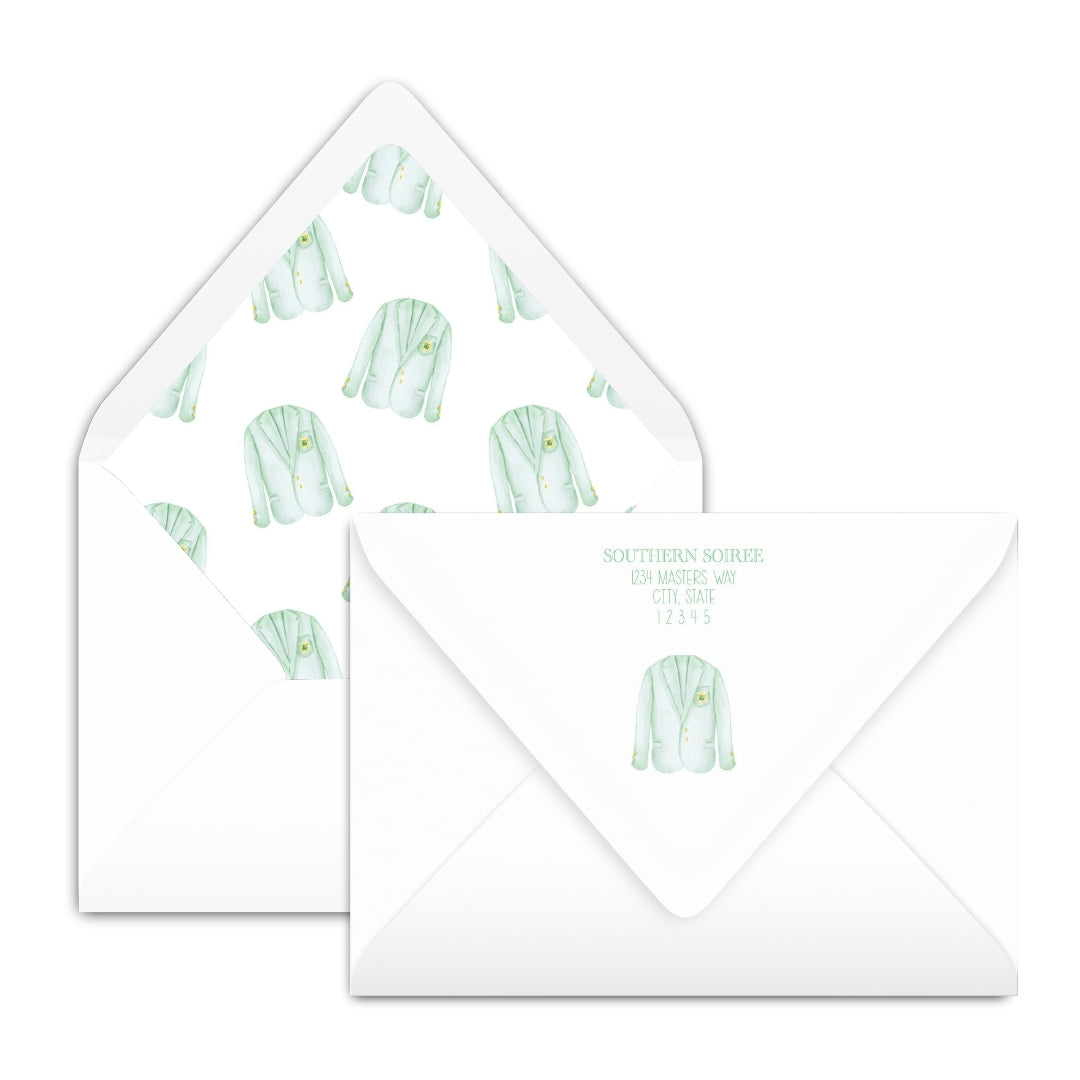 Masters Jacket Invitation