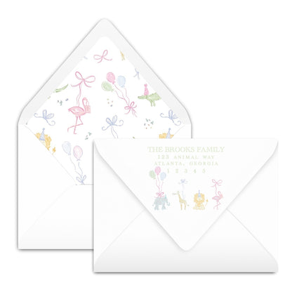 Party Animals Birthday Invitation
