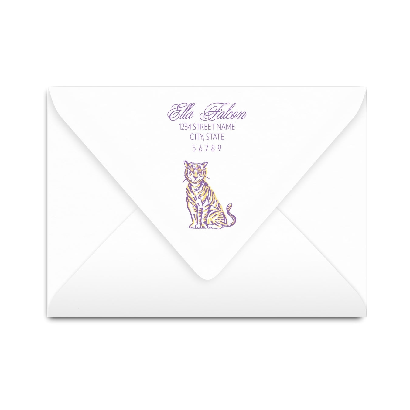 Tiger with Shades Notecard