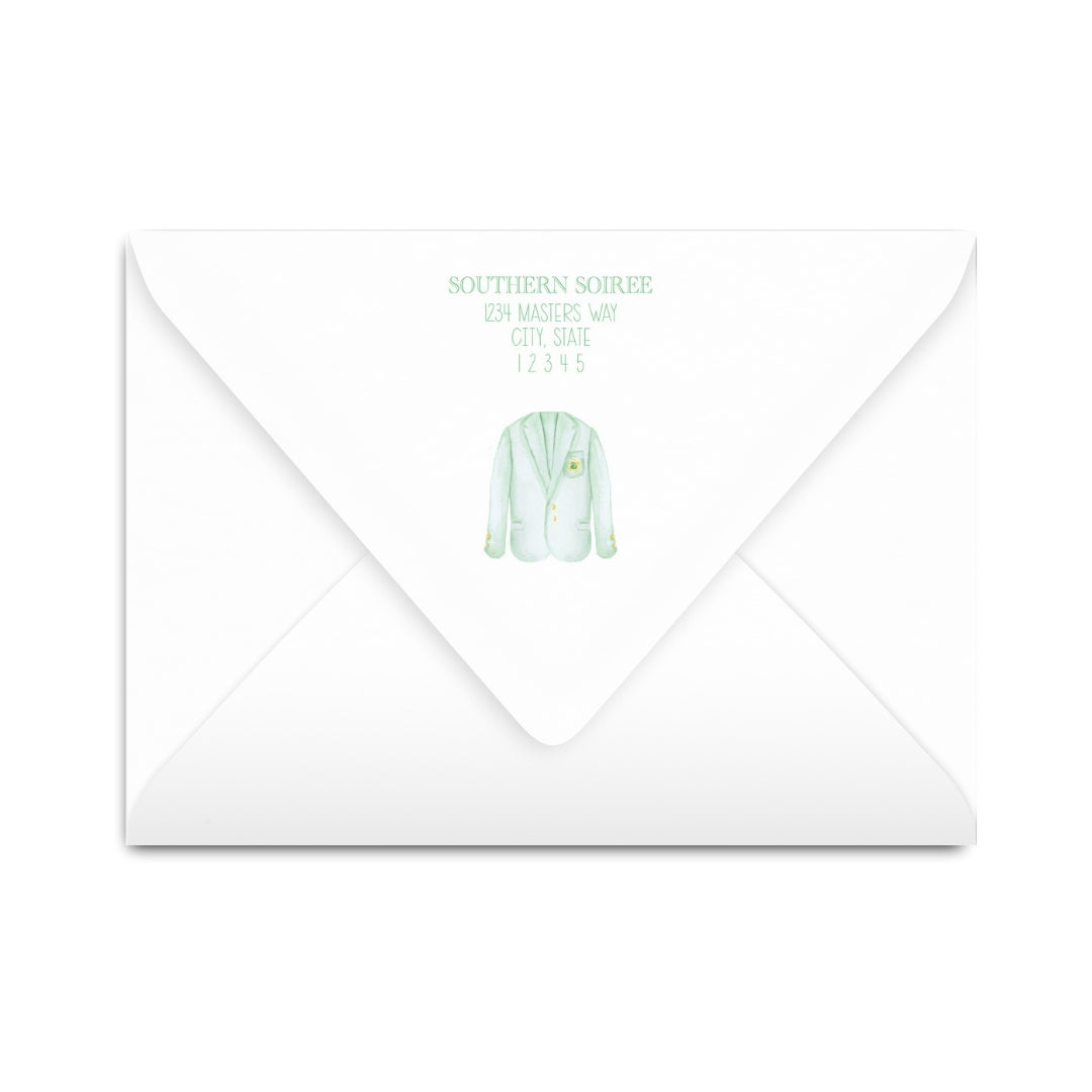 Masters Jacket Notecard