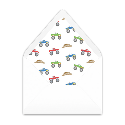 Monster Truck Invitation