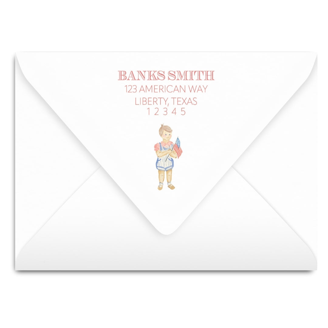 All-American Boy Birthday Invitation