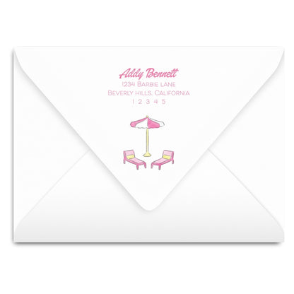Dreamhouse Pool Party Invitation