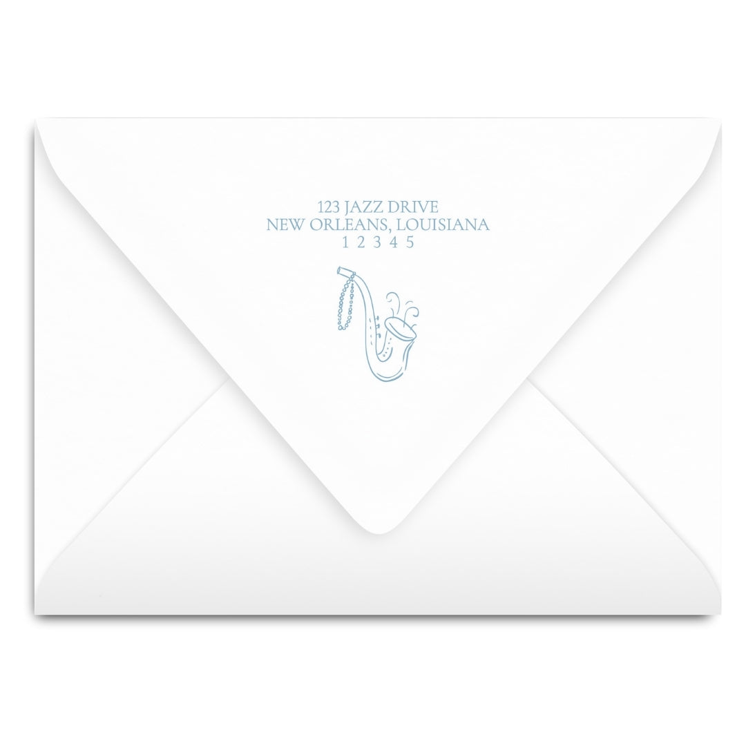 New Orleans Jazz Brunch Invitation