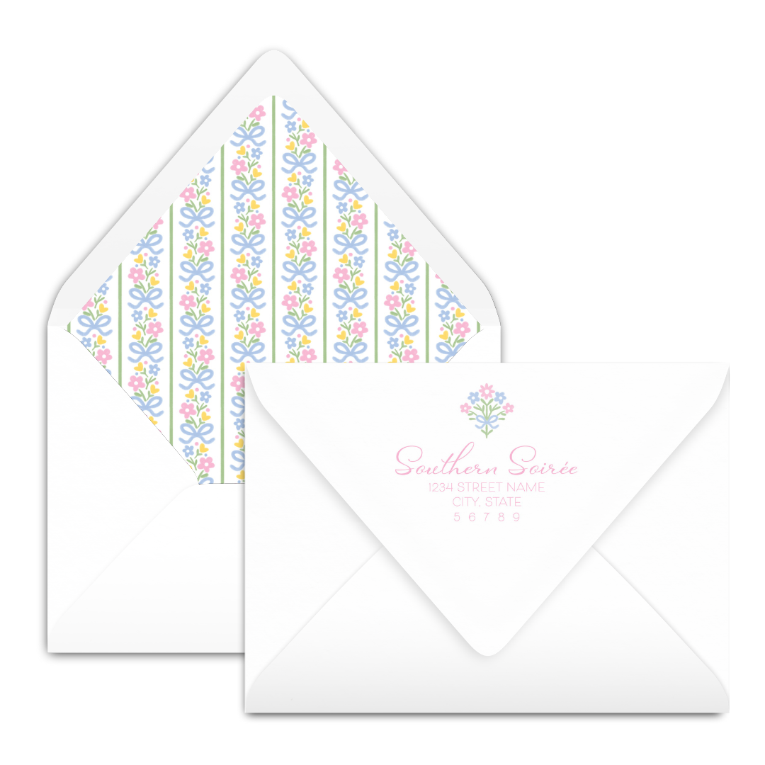 Oh Happy Day Scallop Invitation