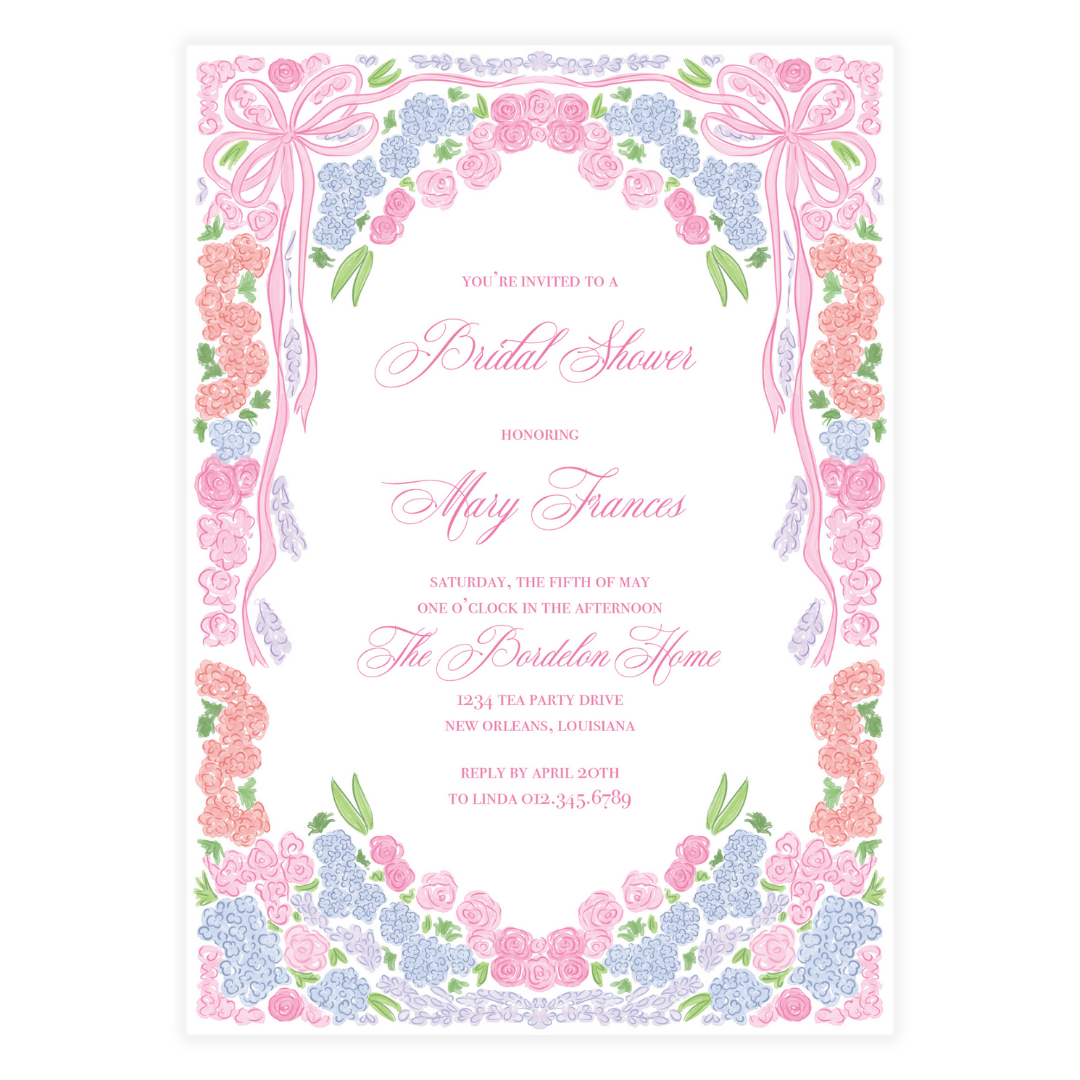 Full of Floral Invitation