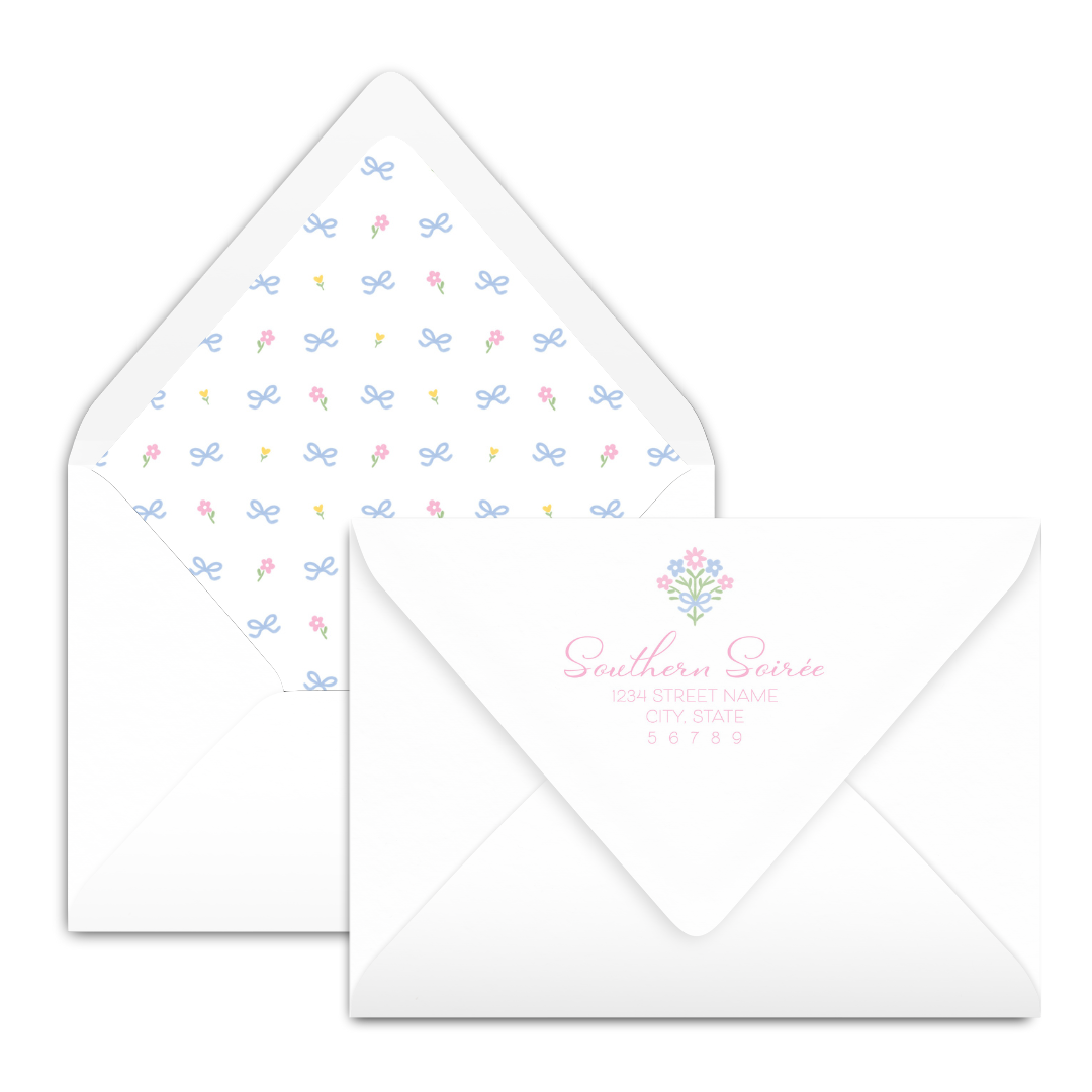 Oh Happy Day Scallop Invitation