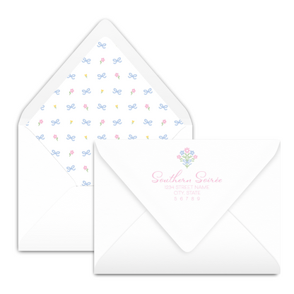 Oh Happy Day Scallop Invitation