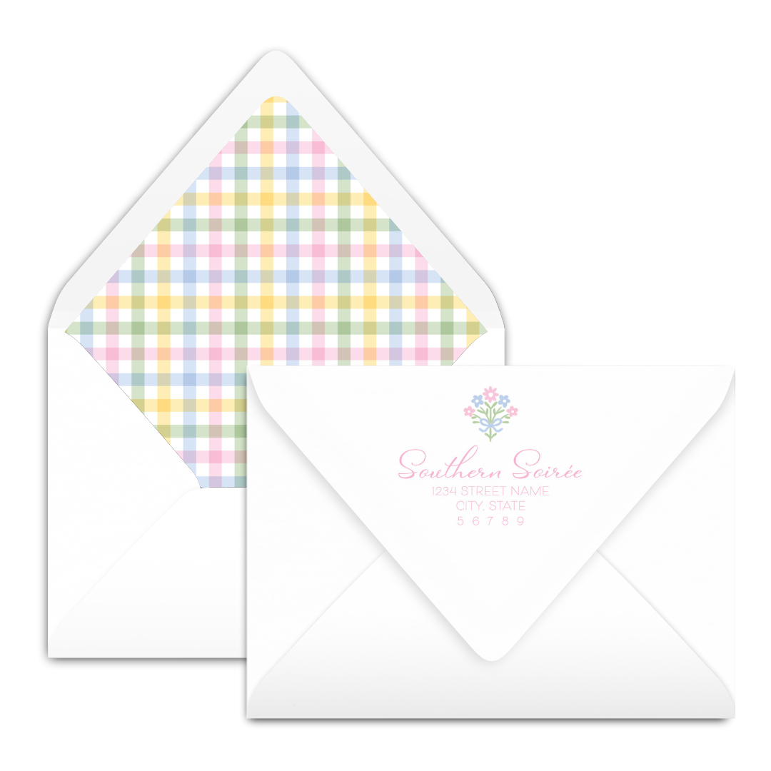 Oh Happy Day Scallop Invitation