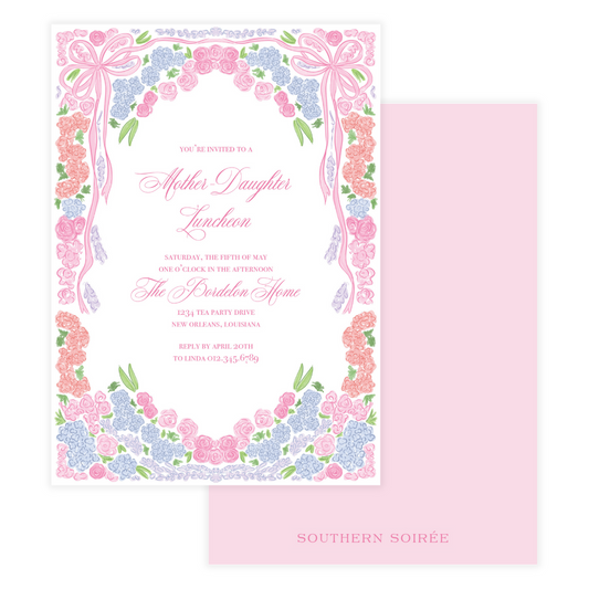 Full of Floral Invitation