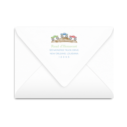 Monster Truck Invitation