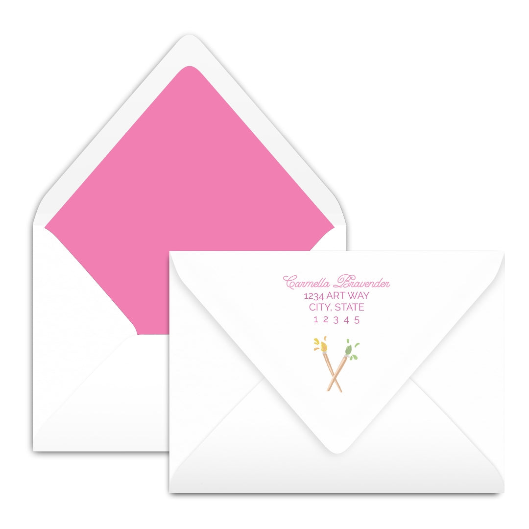 Blooms & Brushes Invitation