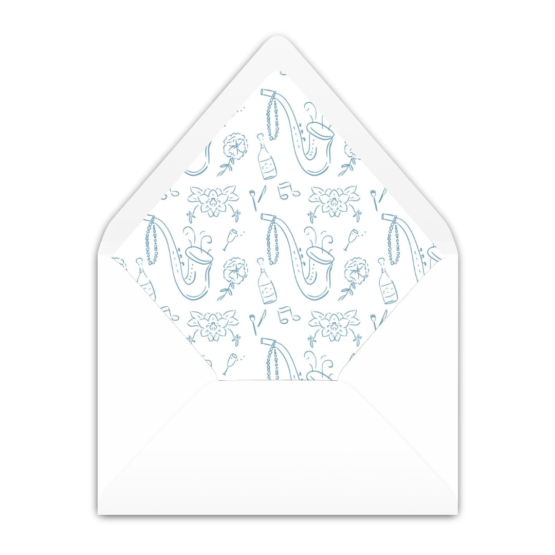 New Orleans Jazz Brunch Invitation