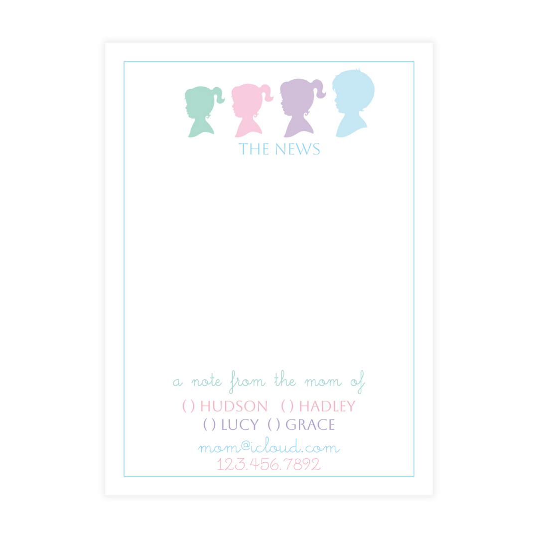 "Mom of" Notepad