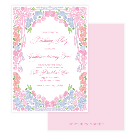 Full of Floral Invitation