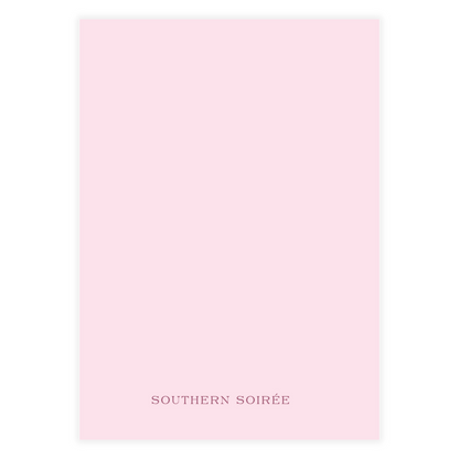 Baby Crest Pink Invitation