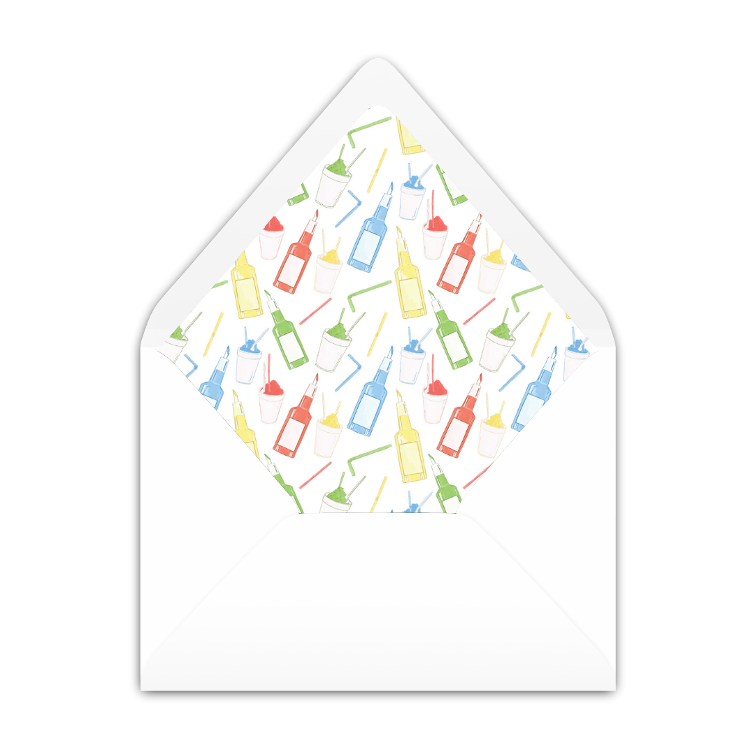 Personalized Snowball Stationery Notecards