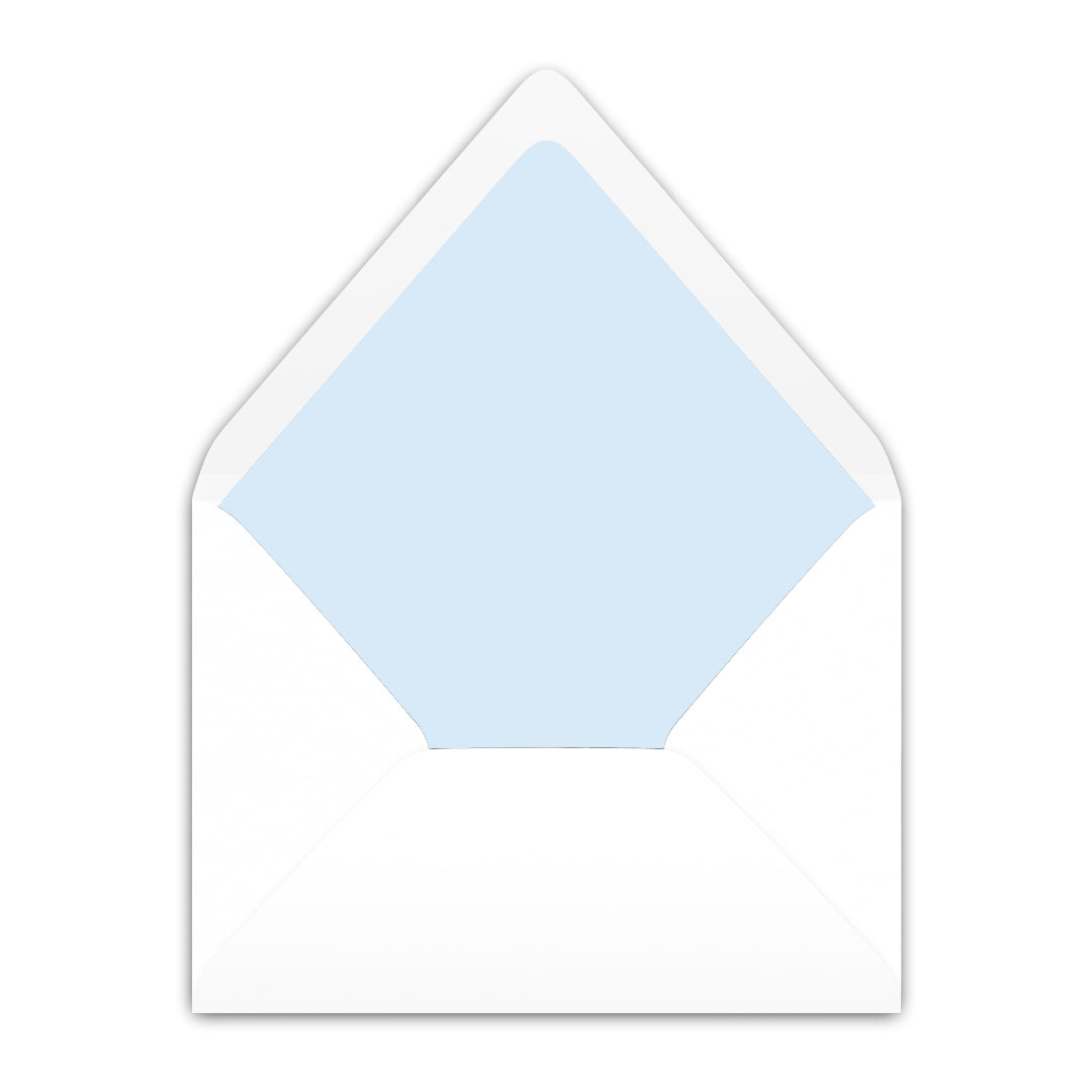 Blue Hydrangea Baby Carriage Shower Invitation