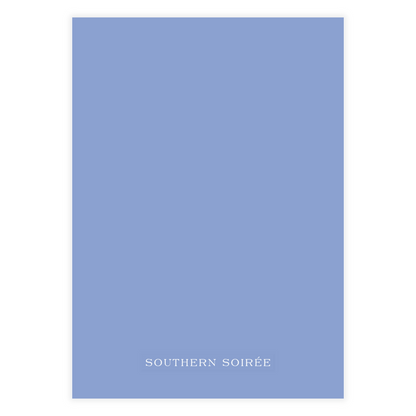 Baby Crest Blue Invitation
