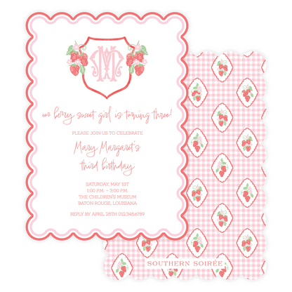 Berry Sweet Invitation