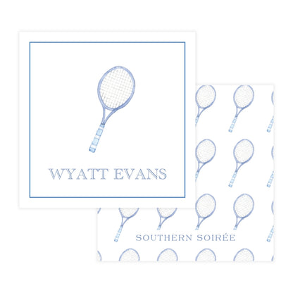 Tennis Racquet Enclosure Card
