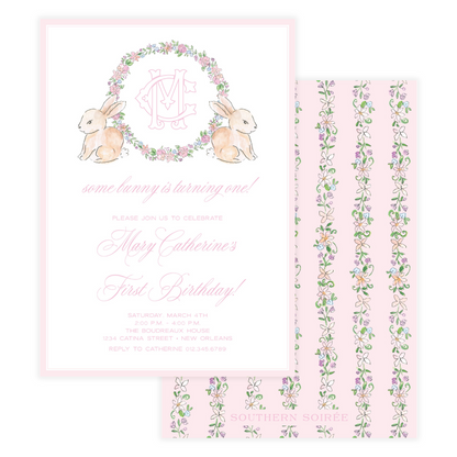 Spring has Sprung Pink Invitation