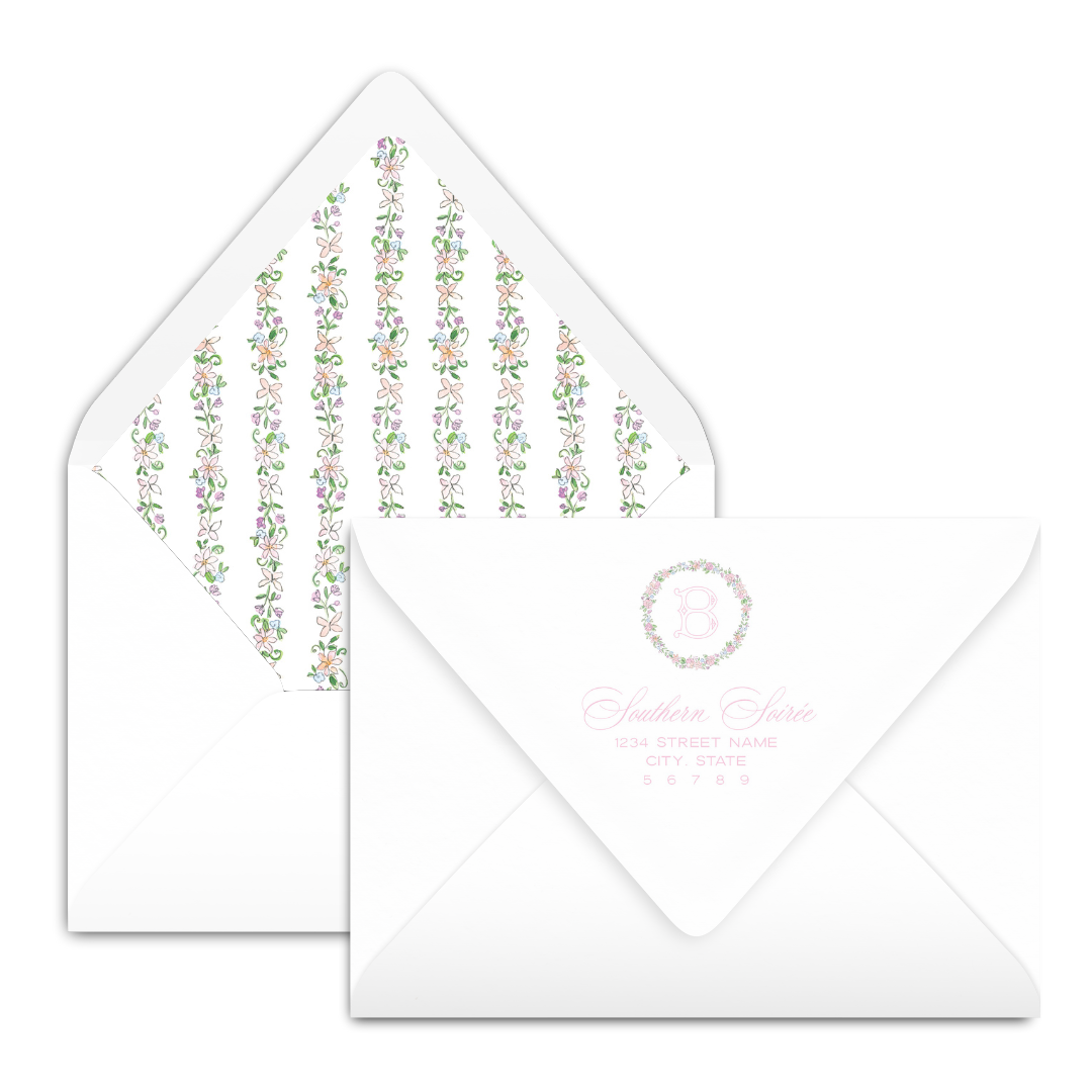 Spring has Sprung Pink Invitation