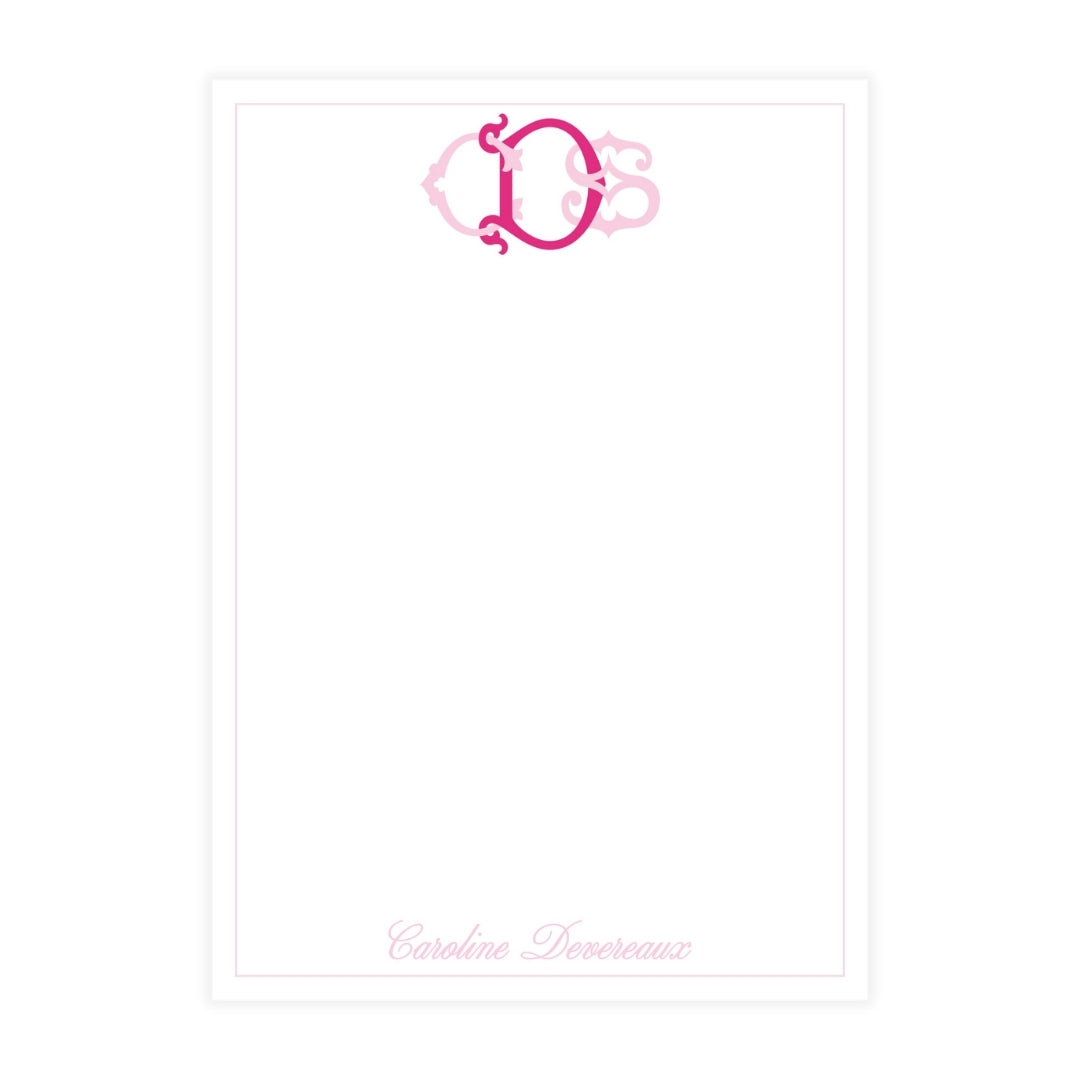 Antique Interlocked Monogram Notepad