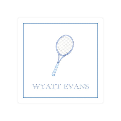 Tennis Racquet Enclosure Card