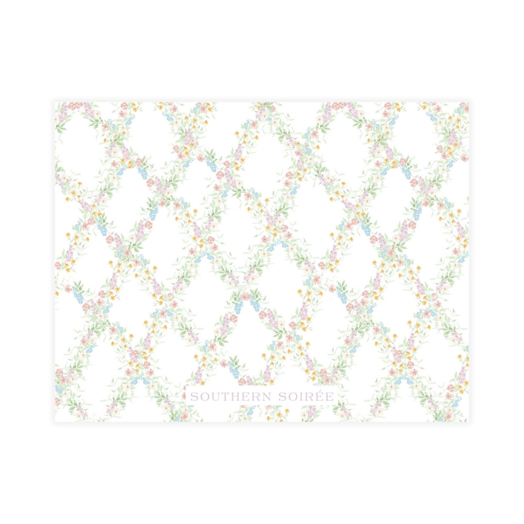 Floral Corners Notecard