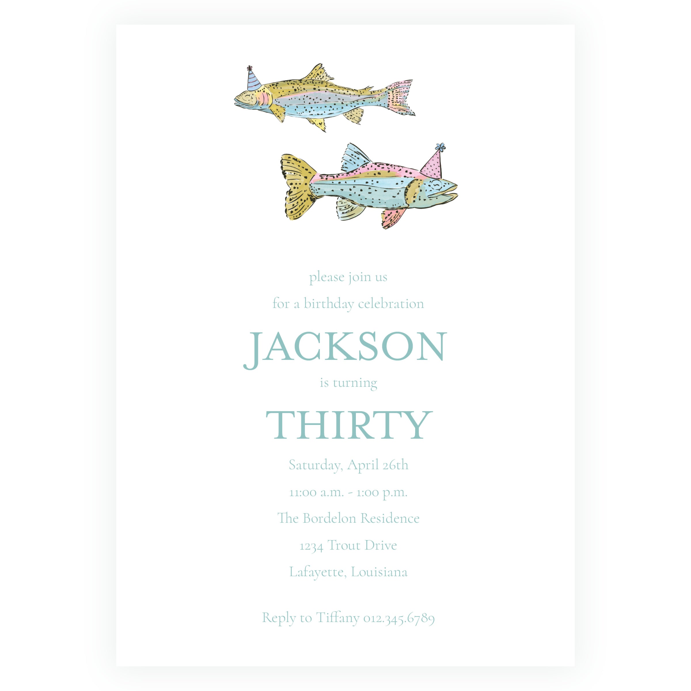 Rainbow Trout Invitation