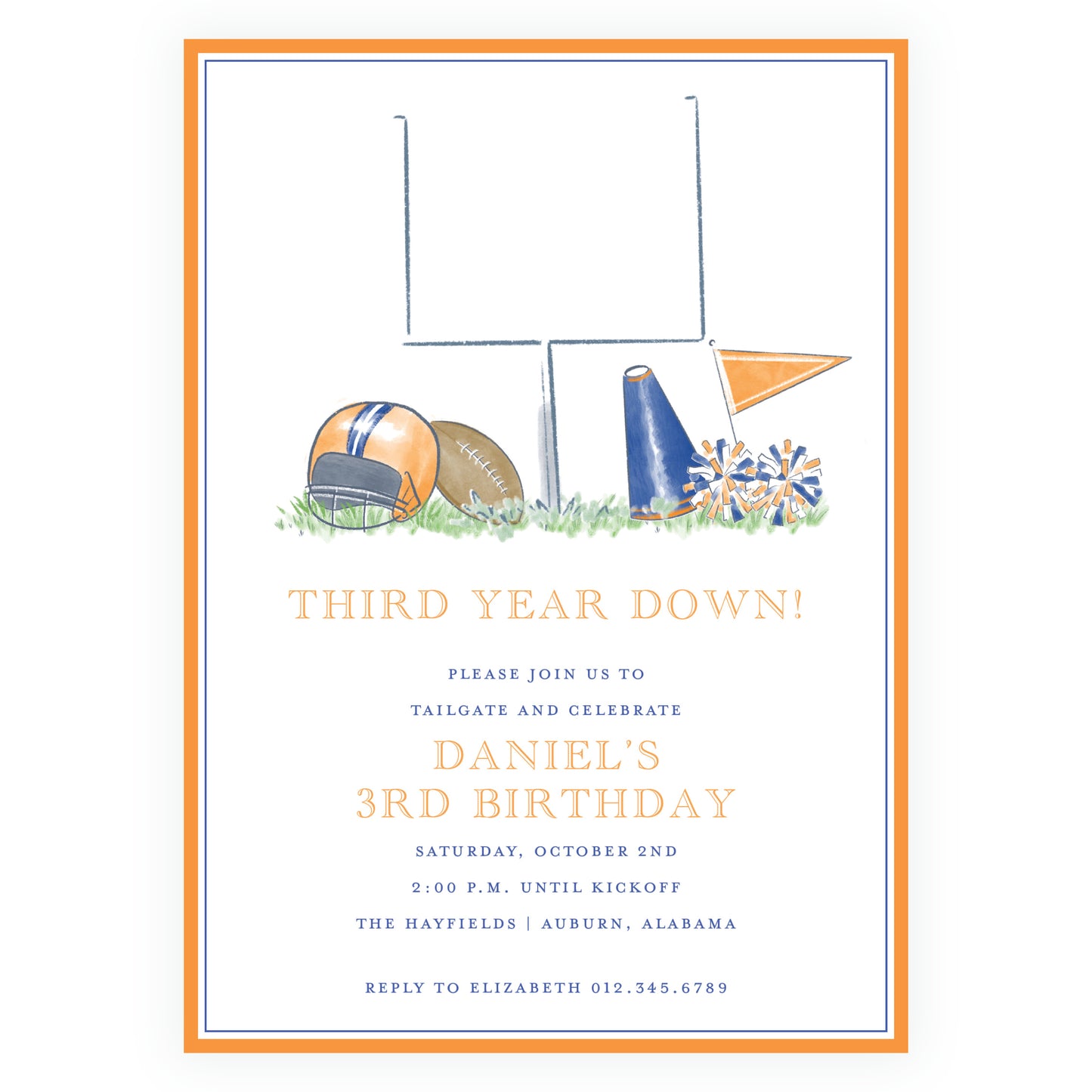 Auburn Equipment Invitation