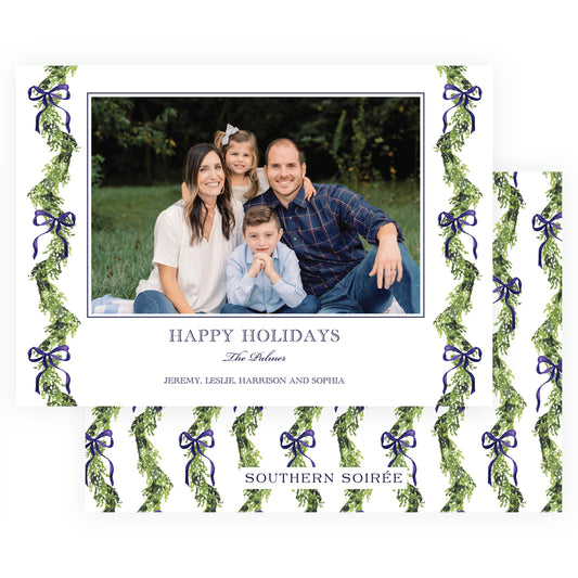 The Evergreen Trim Navy Landscape