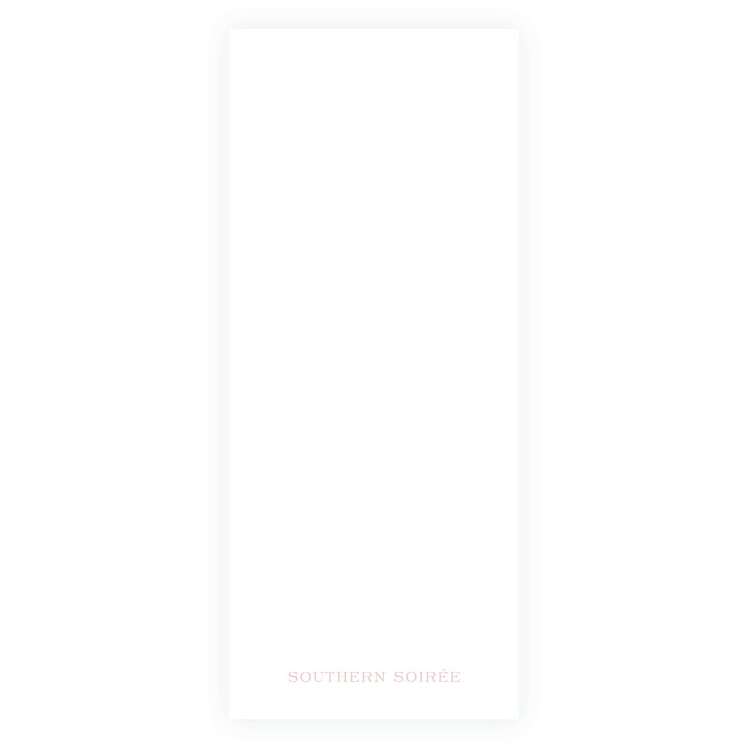 Border Seldom Calm, Always Bright Holiday Slim (Customizable Colors)
