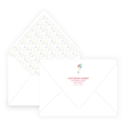 Happy Birthday Cake Invitation