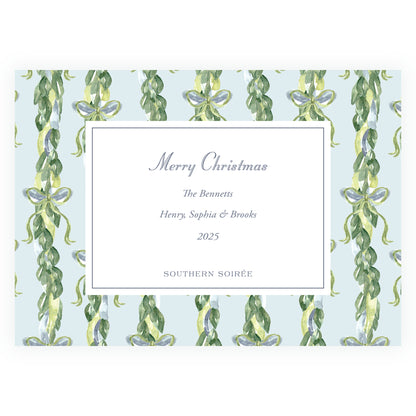 Blue Gathered Greens Colorful Frame Landscape