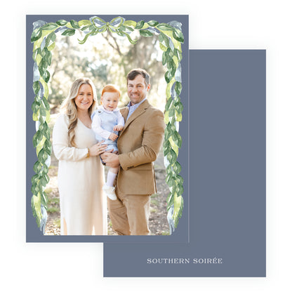 Blue Gathered Greens Full Frame