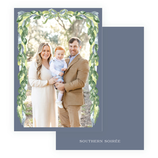 Blue Gathered Greens Full Frame