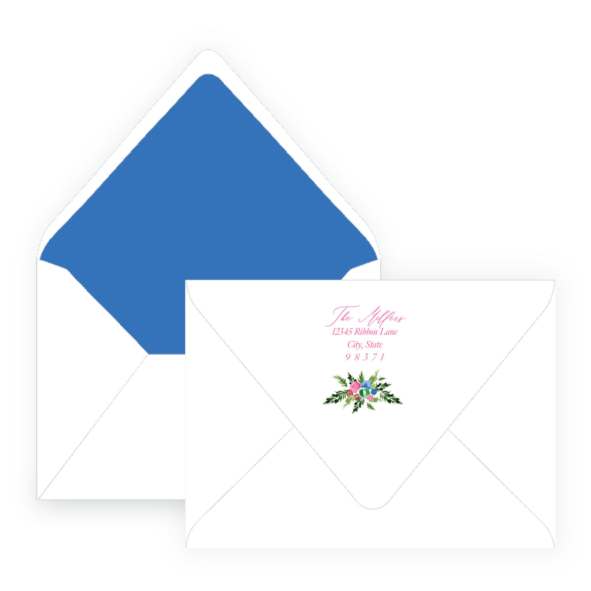 Merry Frame Personalized Christmas Photo Card