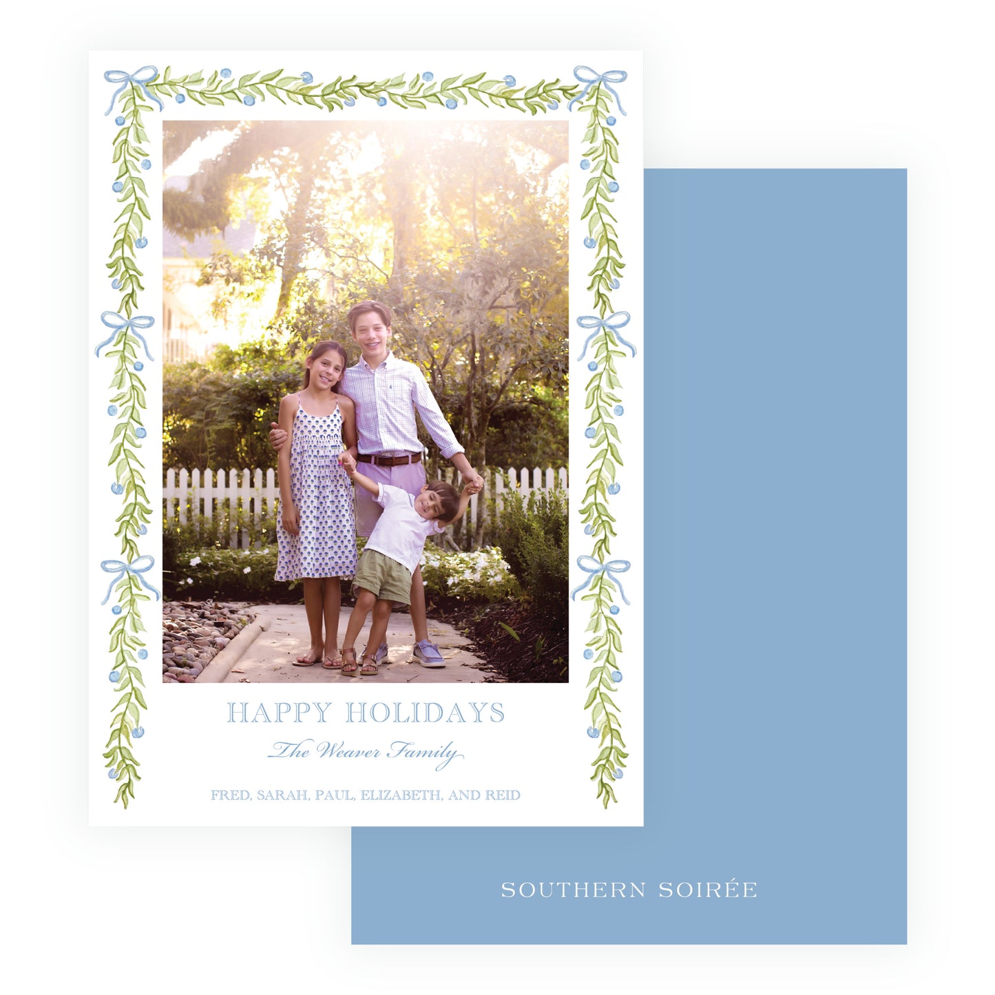 Southern Blueberry Garland