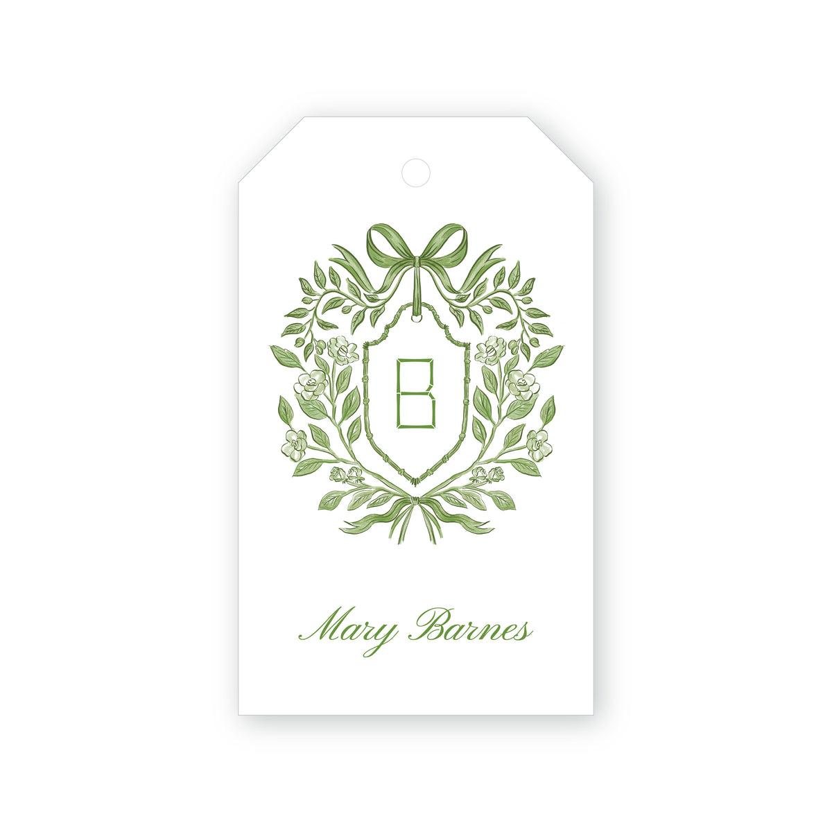 Botanical Ribbon Gift Tag