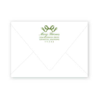Botanical Ribbon Invitation