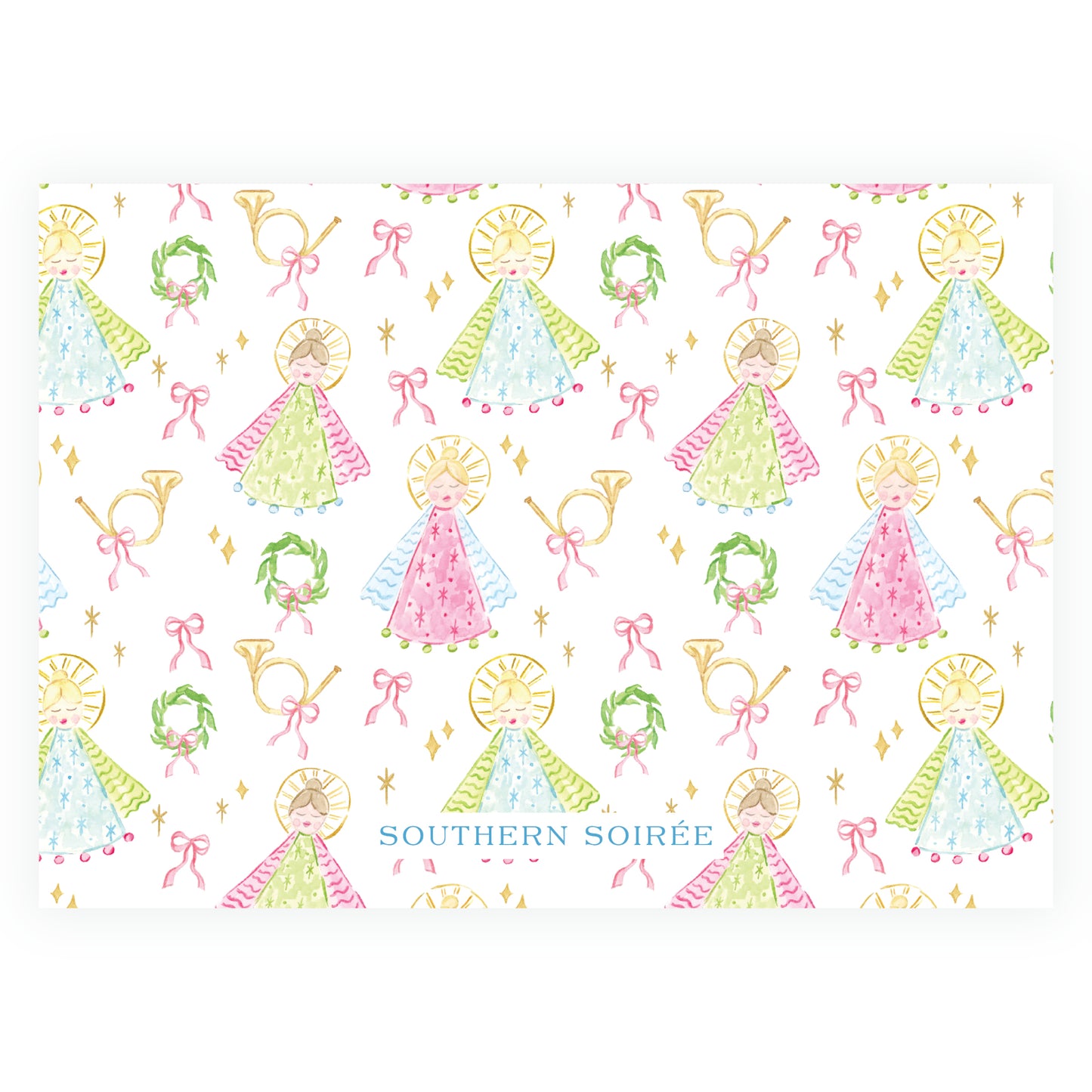 Blue Holy Night Angels Landscape