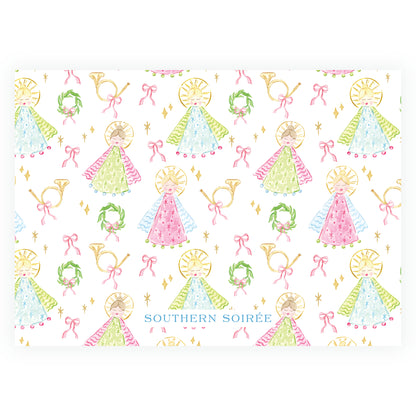 Blue Holy Night Angels Landscape