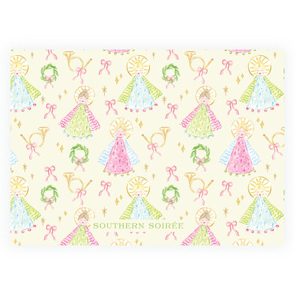 Green on Green Holy Night Angels Landscape