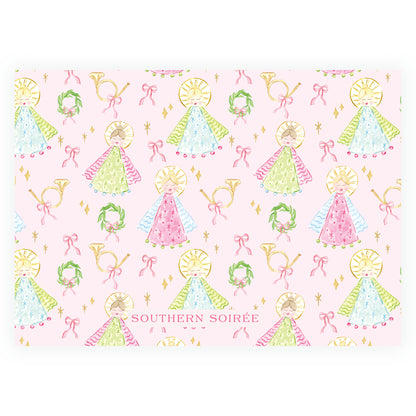 Pink on Pink Holy Night Angels Landscape