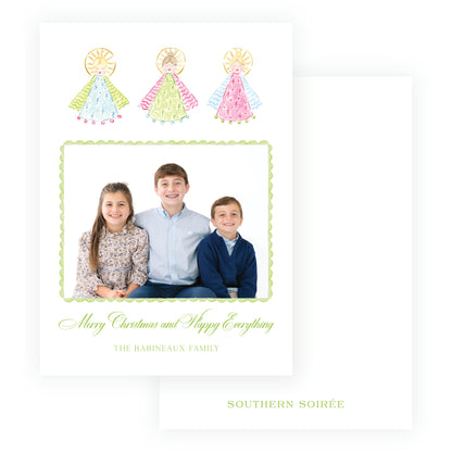 Green Holy Night Angels