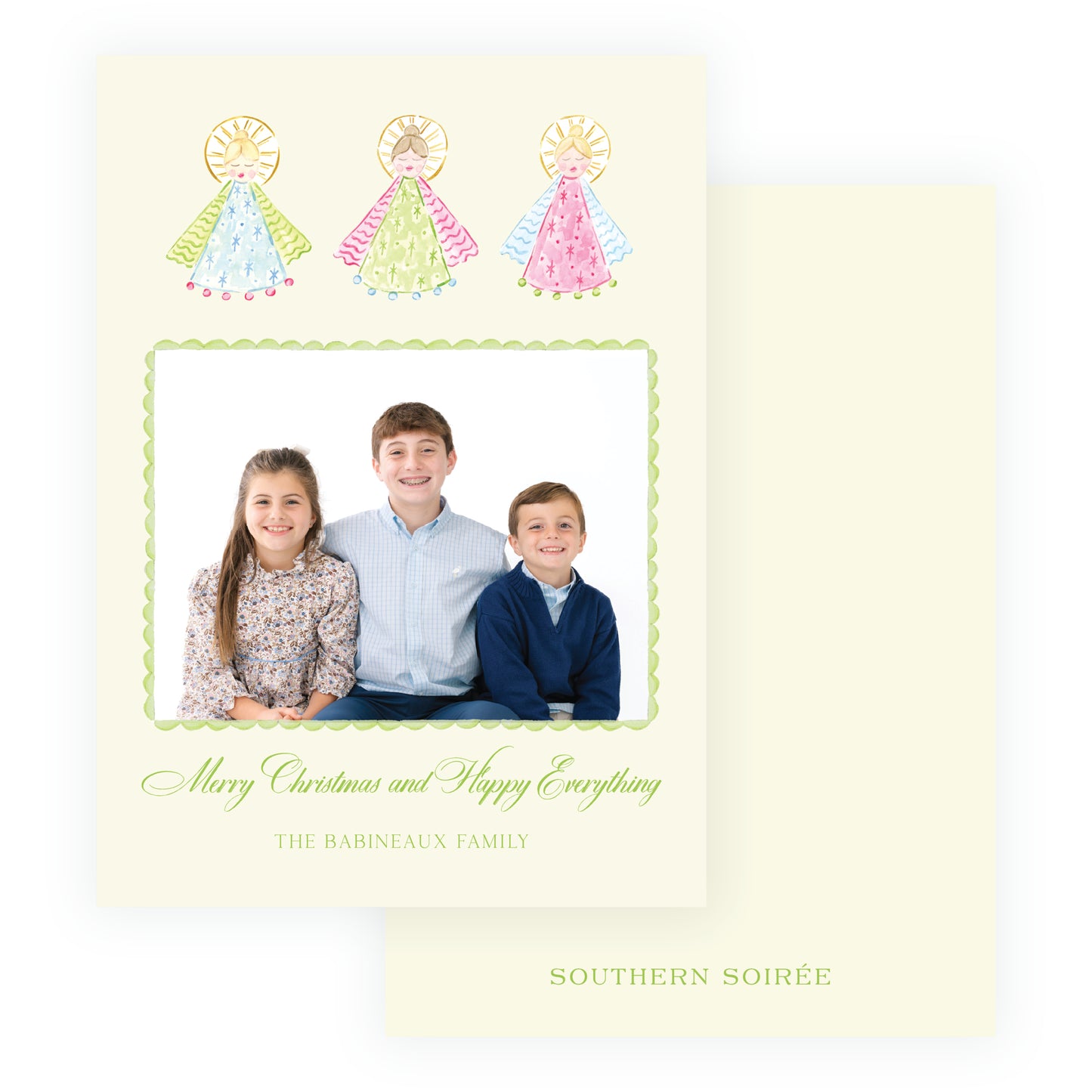 Green on Green Holy Night Angels