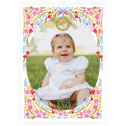 Floral Holiday Wreath